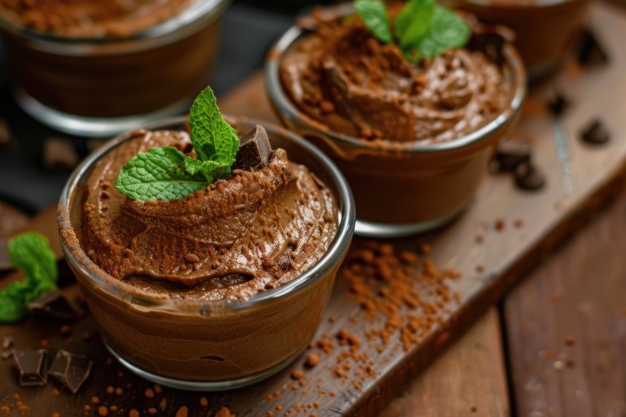 Mousse de chocolate low carb