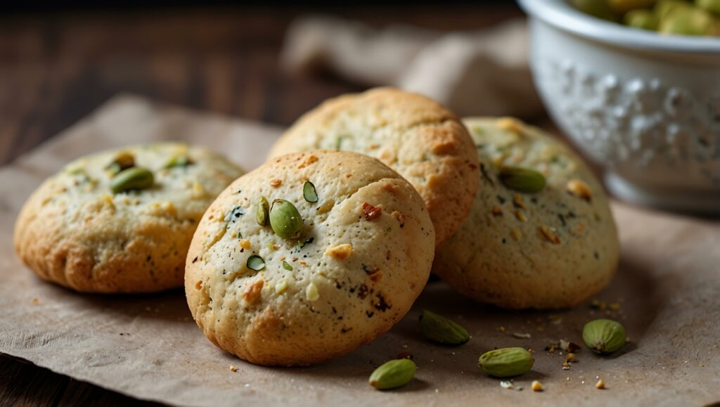 Biscoitos de pistache